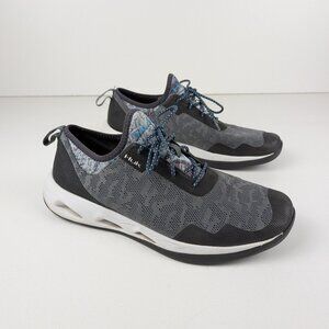 HUK Mako Shoes Men’s Size 10 Blue Gray Camouflage Fishing Sneakers